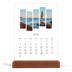 Tischkalender mit Holzfuß Hochformat  — Reisemosaike [deckblatt]