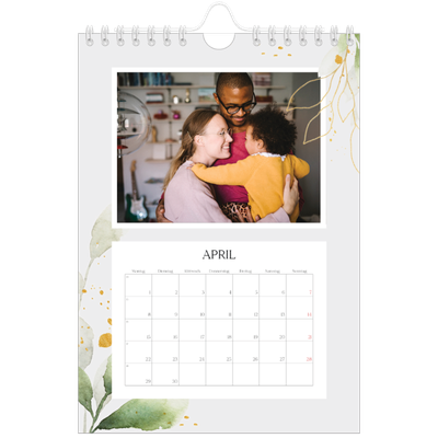 Fotokalender A5 — Floraler Akzent [April]