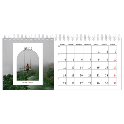 Tischkalender — Der offene Bogen [Januar]
