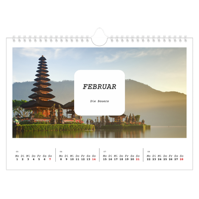 Fotokalender A4 — Die ganze Geschichte [Februar]