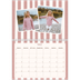 Fotokalender A4 doppelt (30 x 40 cm) — Retro-Muster [Marsch]