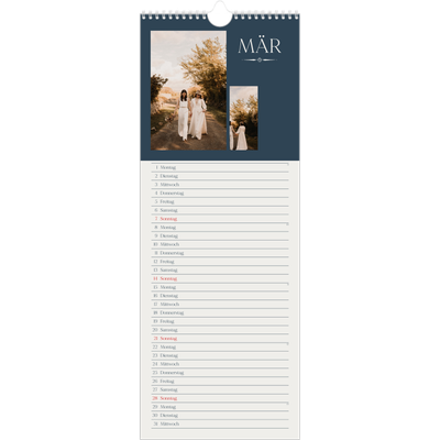 Küchenkalender  — Schiefer und Serifen [Marsch]