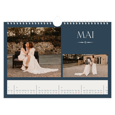 Fotokalender A4 — Schiefer und Serifen [Mai]