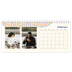 Tischkalender — Retro-Streifen [Februar]
