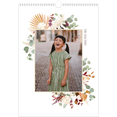 A3 Jahreskalender — Boho [deckblatt]