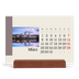 Tischkalender mit Holzfuß Querformat  — Sehenswürdigkeiten der Welt [Marsch]
