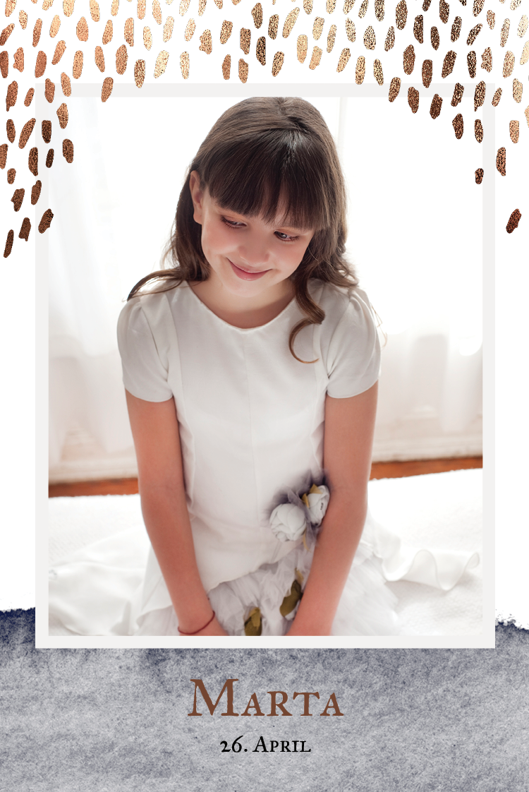 Dankeskarten — Wasserfarben Konfetti