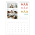 Fotokalender A4 (20 x 30 cm) — Bunte Schrift [Marsch]