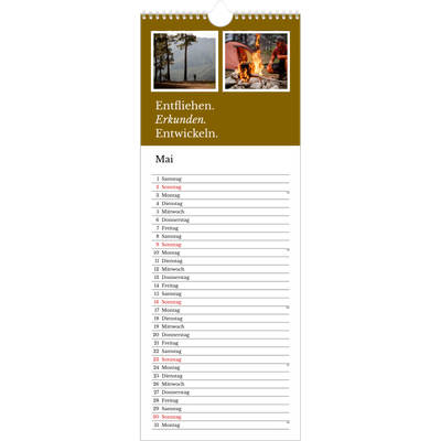 Küchenkalender  — Redaktionelle Erde [Mai]