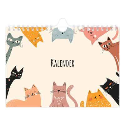 Fotokalender A5 — Katzen und Kritzeleien [deckblatt]