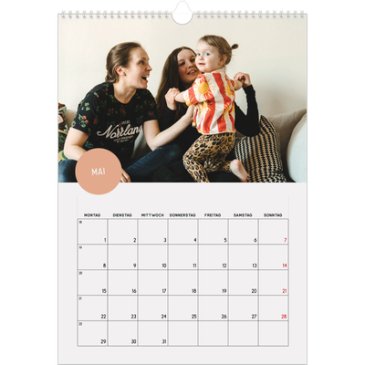 Fotokalender A4 (20 x 30 cm) — Fotosticker [deckblatt]