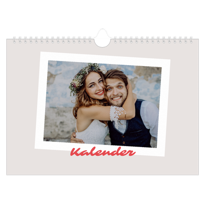 Fotokalender A4 — Karminrote Signatur [deckblatt]