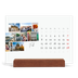 Tischkalender mit Holzfuß Querformat  — Städtereise [Februar]