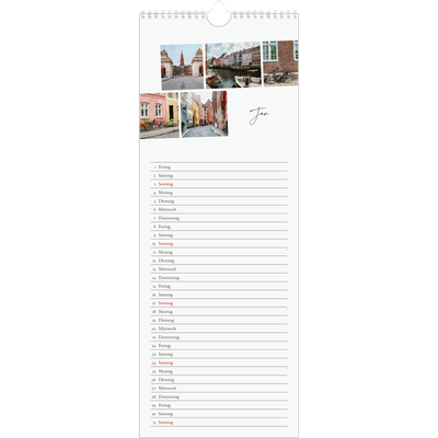 Küchenkalender  — Städtereise [Januar]