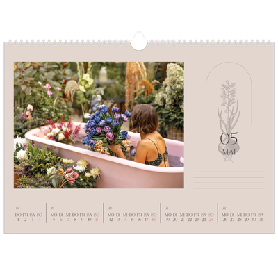 Fotokalender A3 — Einfach botanisch [deckblatt]
