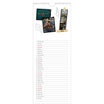 Küchenkalender  — Scrapbook-Flair [April]