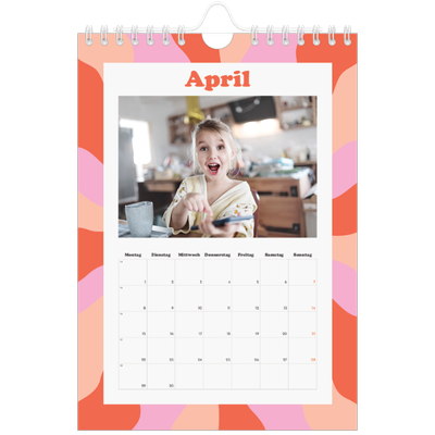 Fotokalender A5 — Verspielte Motive [April]