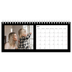 Tischkalender — Schwarzer Rand oben [April]