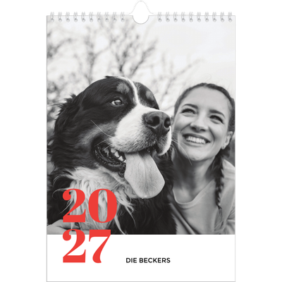 Fotokalender A4 (20 x 30 cm) — Kräftige Farben [deckblatt]