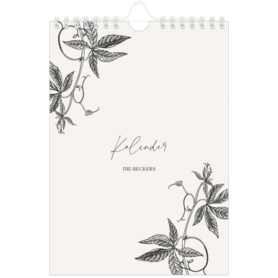 Fotokalender A5 — Tinte und Efeu [deckblatt]