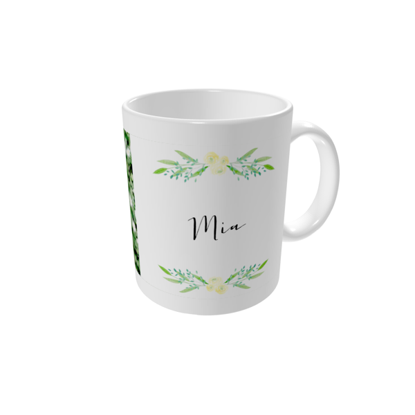 Tasse bedrucken — Blumen-Illustrationen