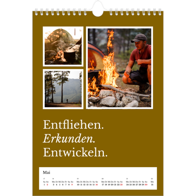 Fotokalender A4 (20 x 30 cm) — Redaktionelle Erde [Mai]