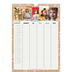 A4 Familienplaner — Rustikaler Planer - 5-köpfige Familie [Februar]