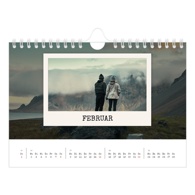 Fotokalender A5 — Die Porträtaufnahme [Februar]