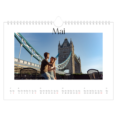Fotokalender A4 — Mein Reisebericht [Mai]