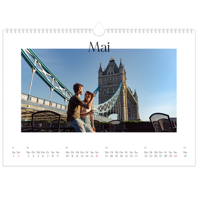 Fotokalender A3 — Mein Reisebericht [Mai]