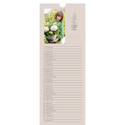 Küchenkalender  — Einfach botanisch [Marsch]