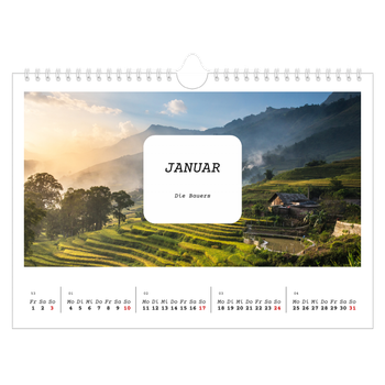 Fotokalender A4 — Die ganze Geschichte