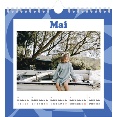 Jahreskalender Quadratisch — Verspielte Motive [deckblatt]