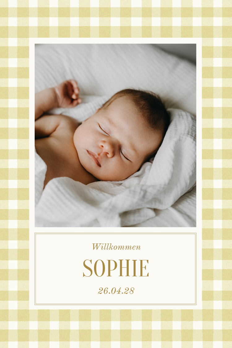 Einladungskarten — Wabenkaro