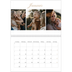 Fotokalender A4 doppelt (30 x 40 cm) — Eleganter Kalender [Januar]