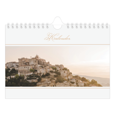 Fotokalender A5 — Goldschrift Banner [deckblatt]