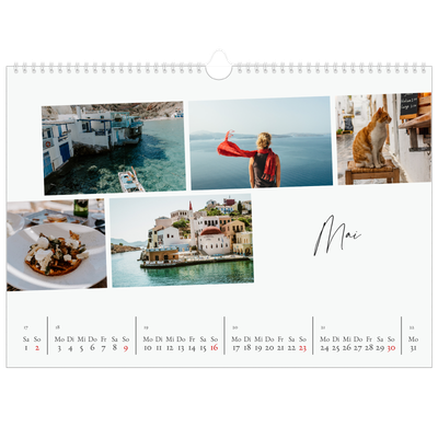 Fotokalender A3 — Städtereise [Mai]