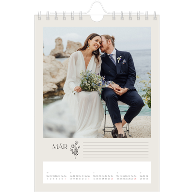 Fotokalender A5 — Blühende Initialen [Marsch]