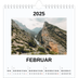 Jahreskalender Quadratisch — Schlichtes Foto [Februar]