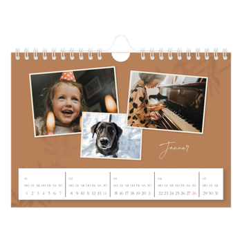 Fotokalender A5 — Warme Erdtöne