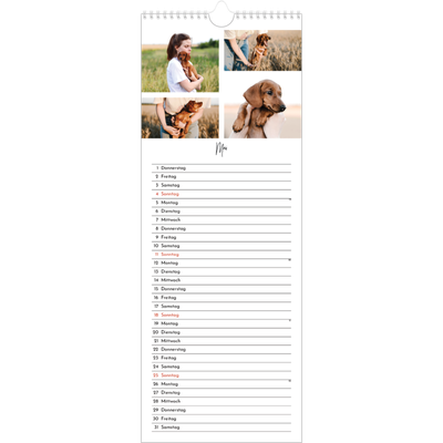 Küchenkalender  — Fotoarrangement [deckblatt]