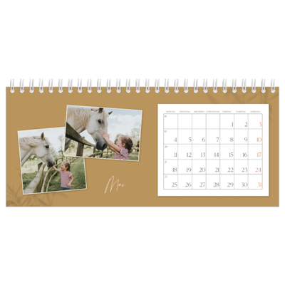 Tischkalender — Warme Erdtöne [deckblatt]