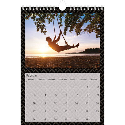 Fotokalender A4 (20 x 30 cm) — Geometrisch [Februar]