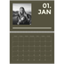 Fotokalender A4 doppelt (30 x 40 cm) — Modern und kräftig [Januar]