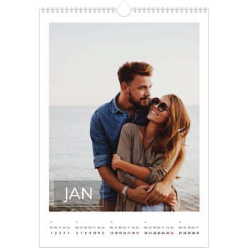 Fotokalender A3 — Datumsfeld-Overlay