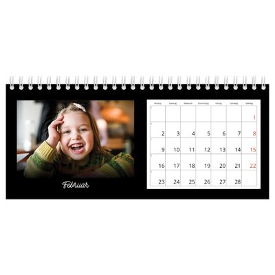 Tischkalender — Schwarzes [Februar]