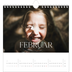 Jahreskalender Quadratisch — Zwölf große Monate [Februar]