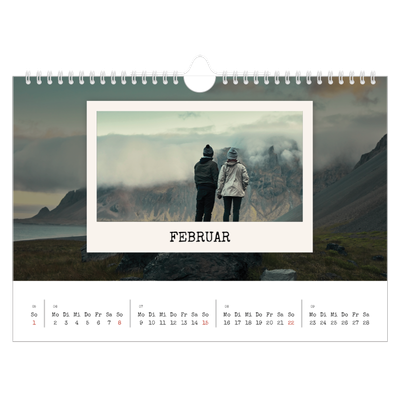 Fotokalender A4 — Die Porträtaufnahme [Februar]