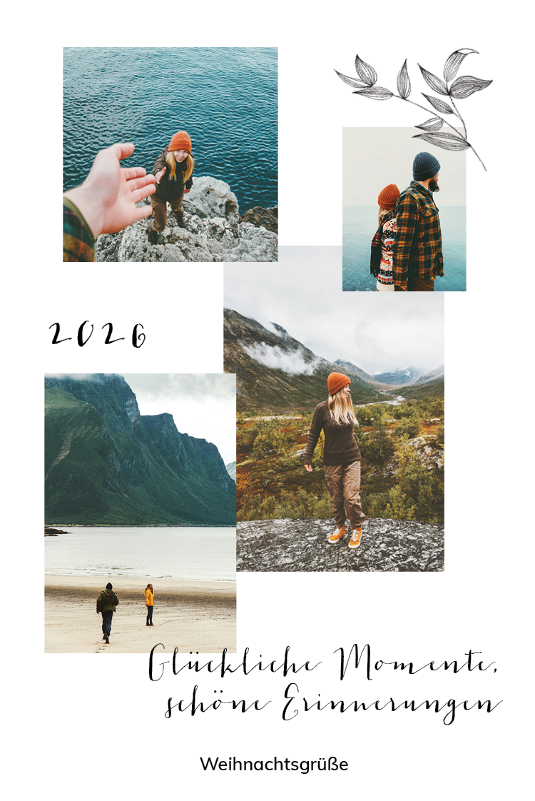 Fotokarten — Skandinavischer Stil