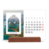 Tischkalender mit Holzfuß Querformat  — Der offene Bogen [Marsch]